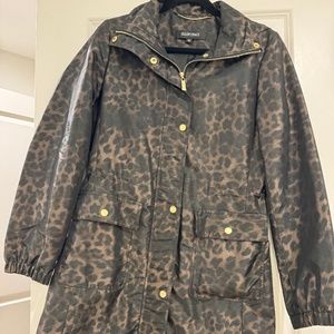 Ellen Tracy Leopard Print Coat
